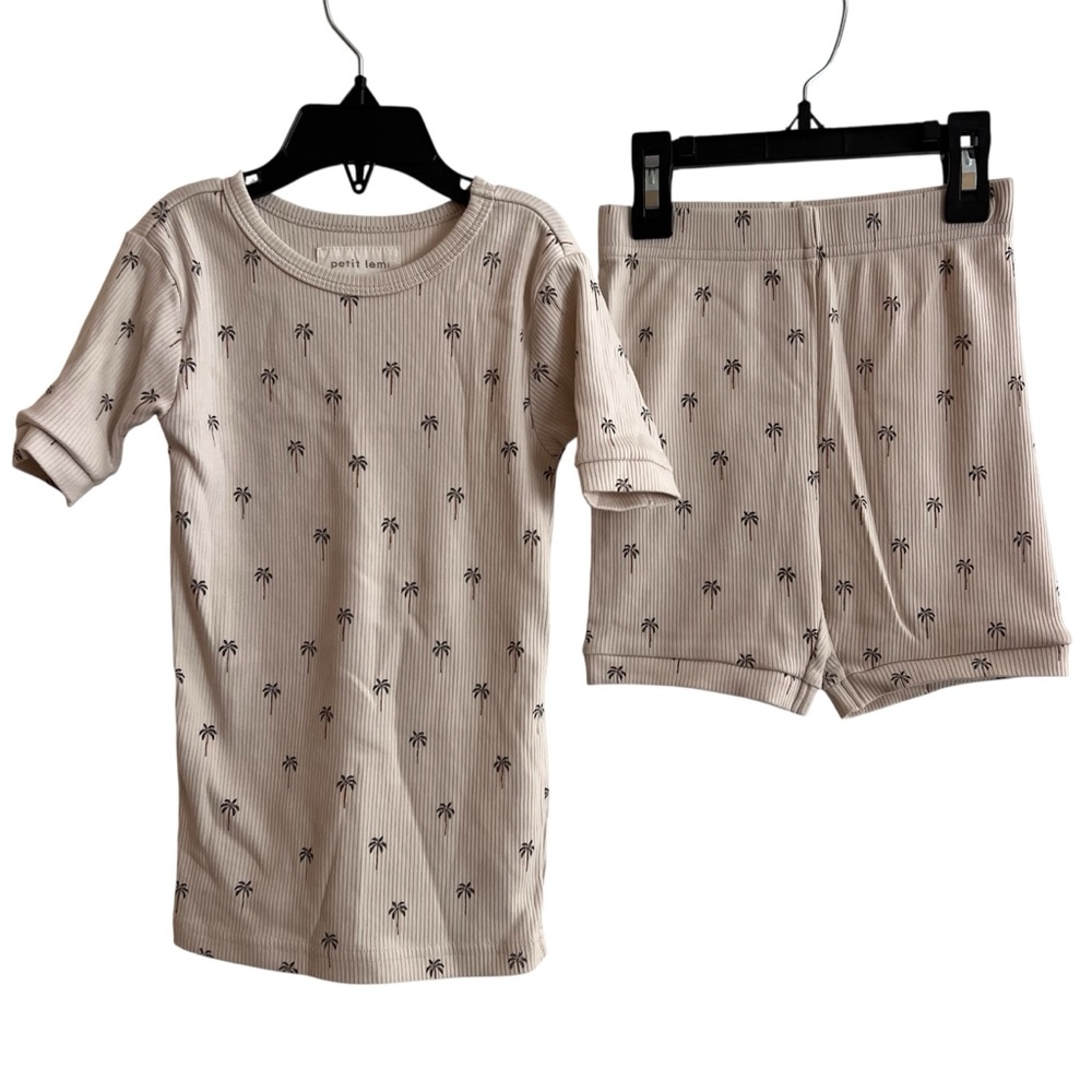 Petit Lem palm tree Kids Pajama Set